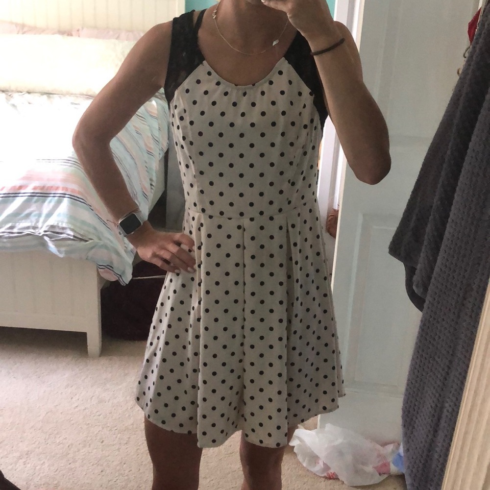 Nordstrom polka dot dress